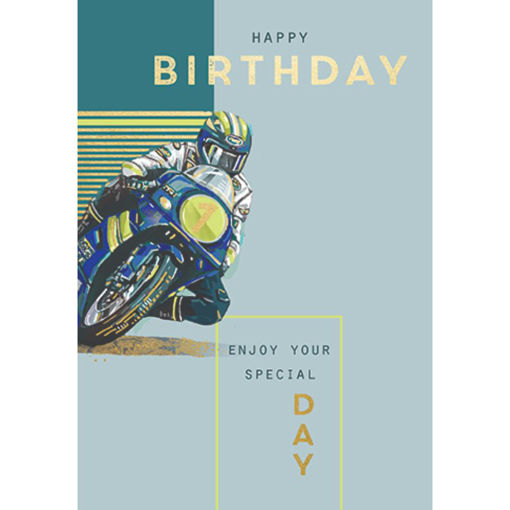 Picture of HAPPY BIRTHDAY MOTORCYCLE CARD